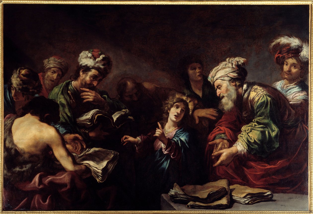 Jésus parmi les docteurs - Claude Vignon