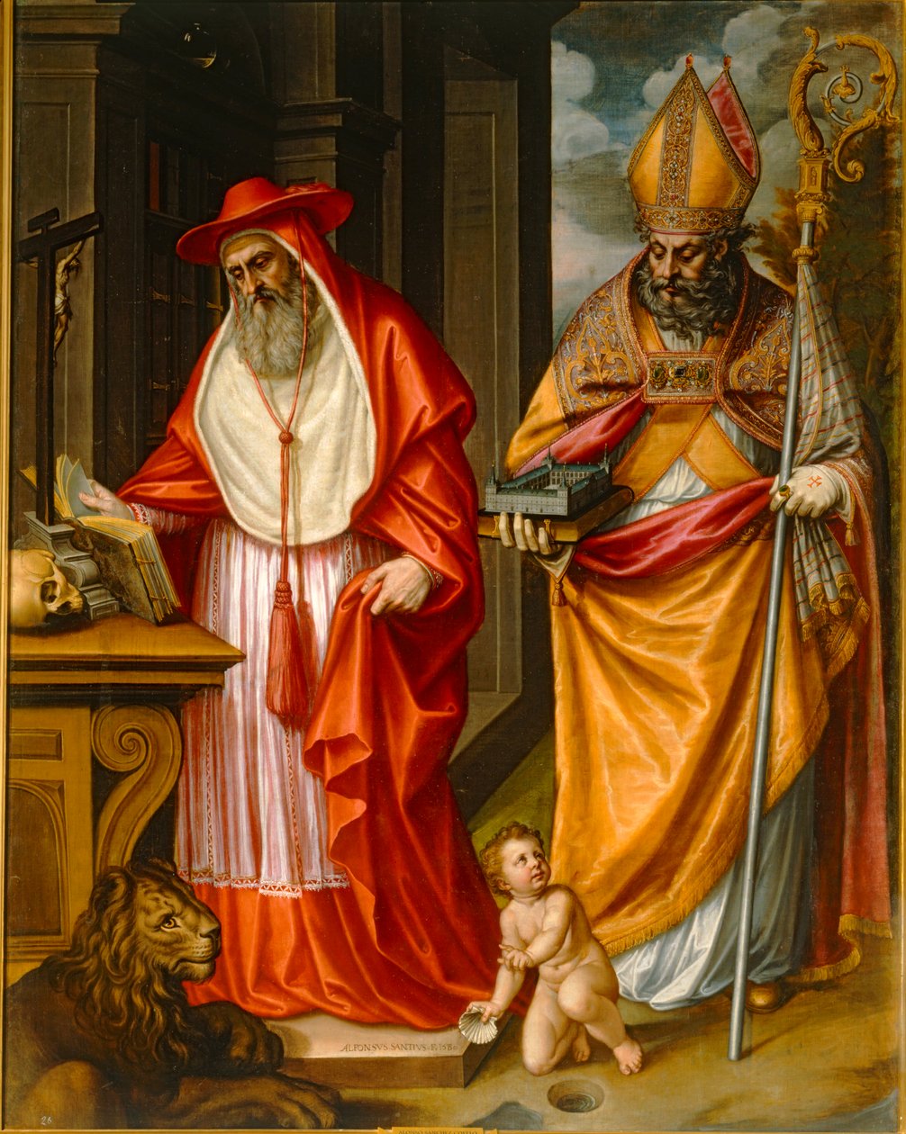 Saints Hiéronymus et Augustinus d