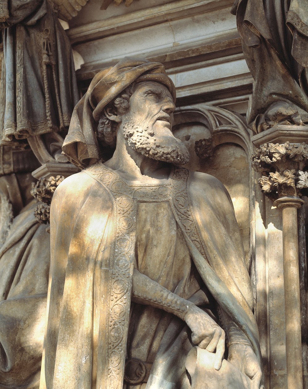 Daniel. La base du Puits de Moïse (sculpture) - Claus Sluter
