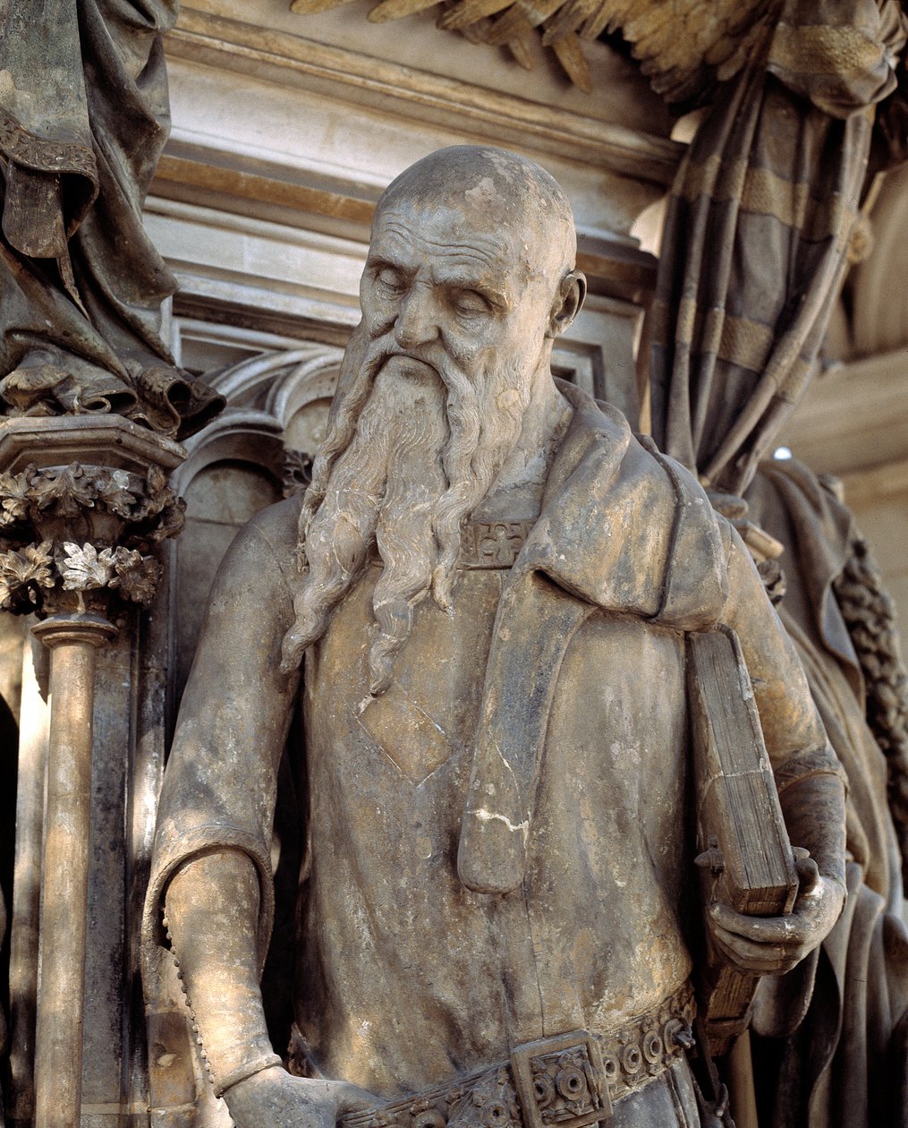 Isaïe. La base du Puits de Moïse (sculpture) - Claus Sluter