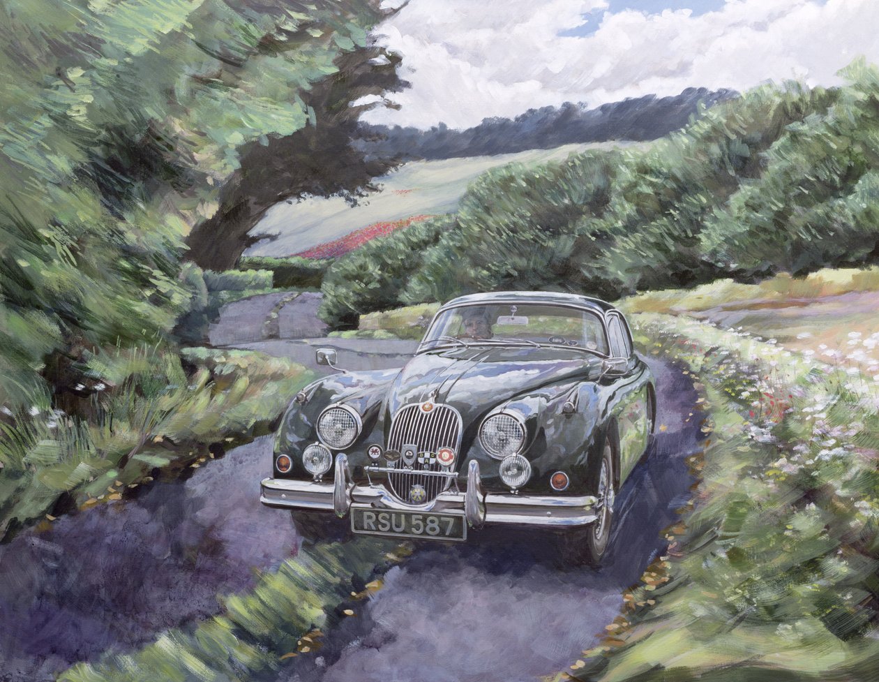 Jaguar XK150 en croisière - Clive Metcalfe