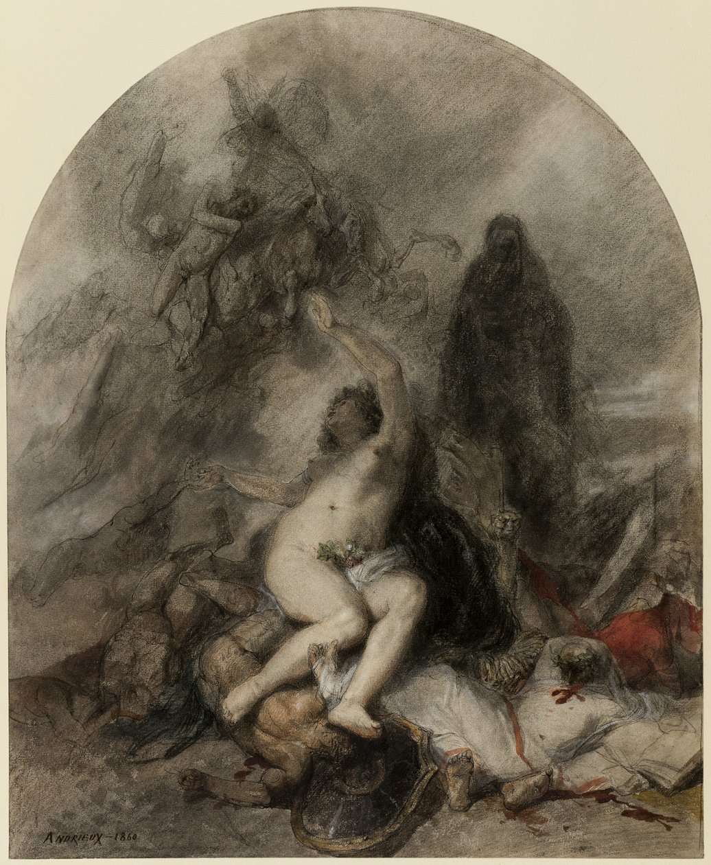 Allégorie de la guerre - Clément Auguste Andrieux