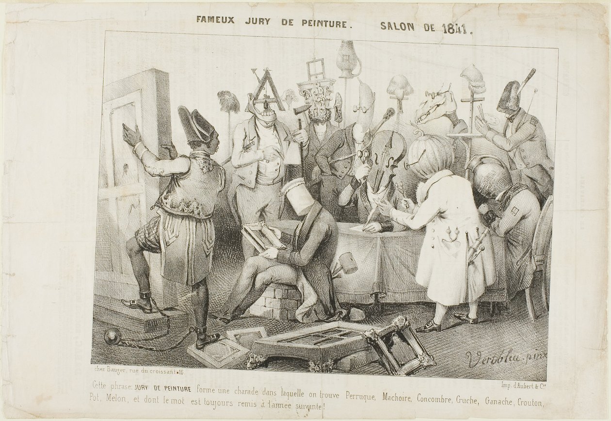 Fameux Jury de Peinture. Salon de 1841 - Clément Pruche