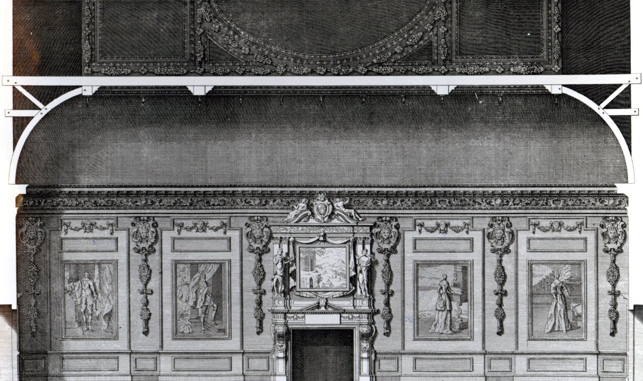 Section de la grande salle à manger de Wilton, d