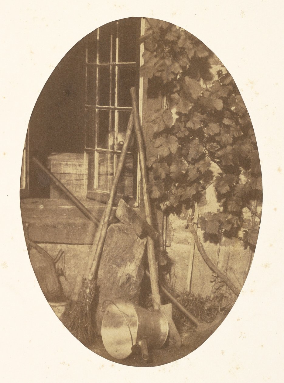 [Nature morte avec matériel de jardinage] - Comte Olympe Aguado