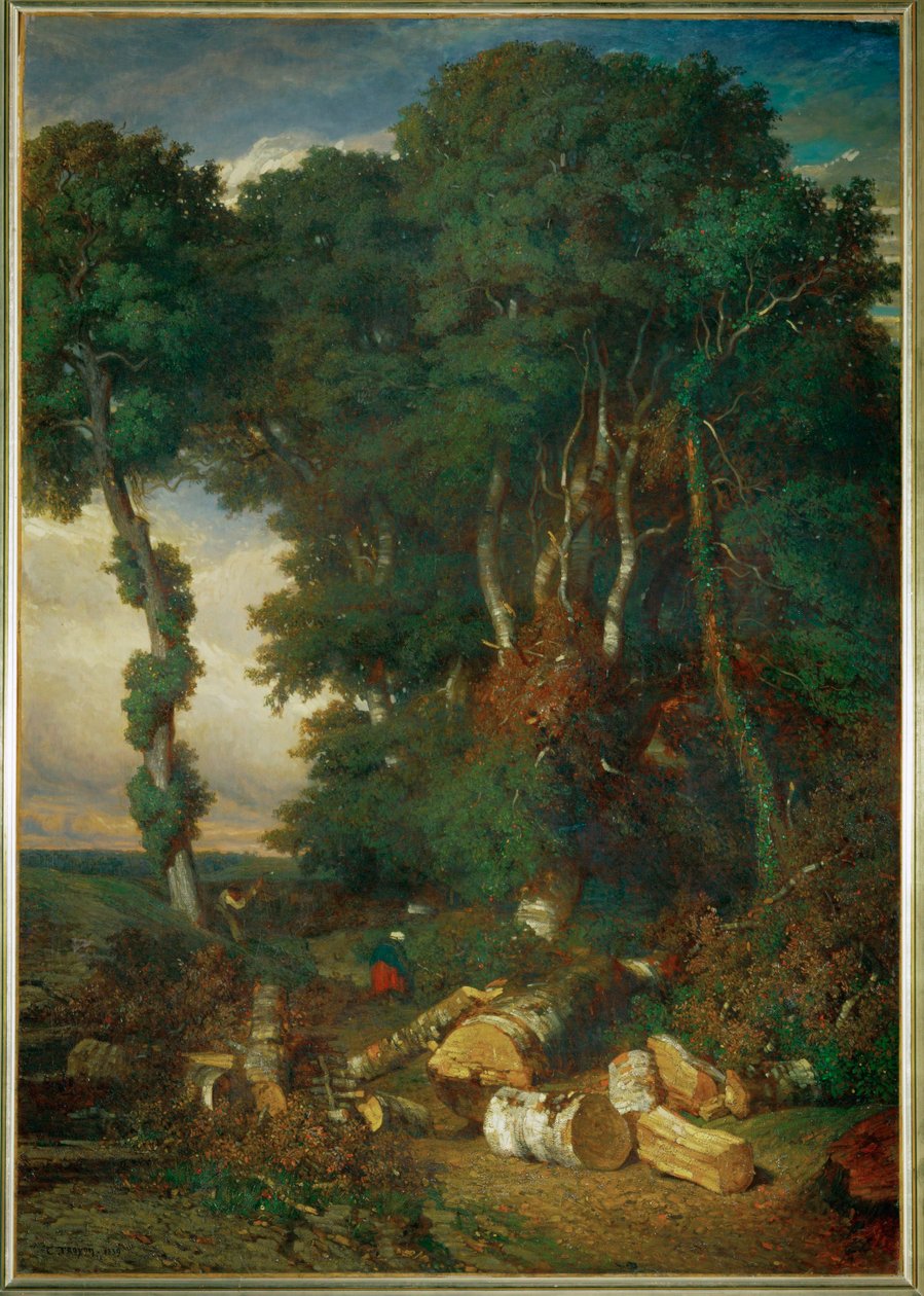 Les bucherons - Constant-Emile Troyon