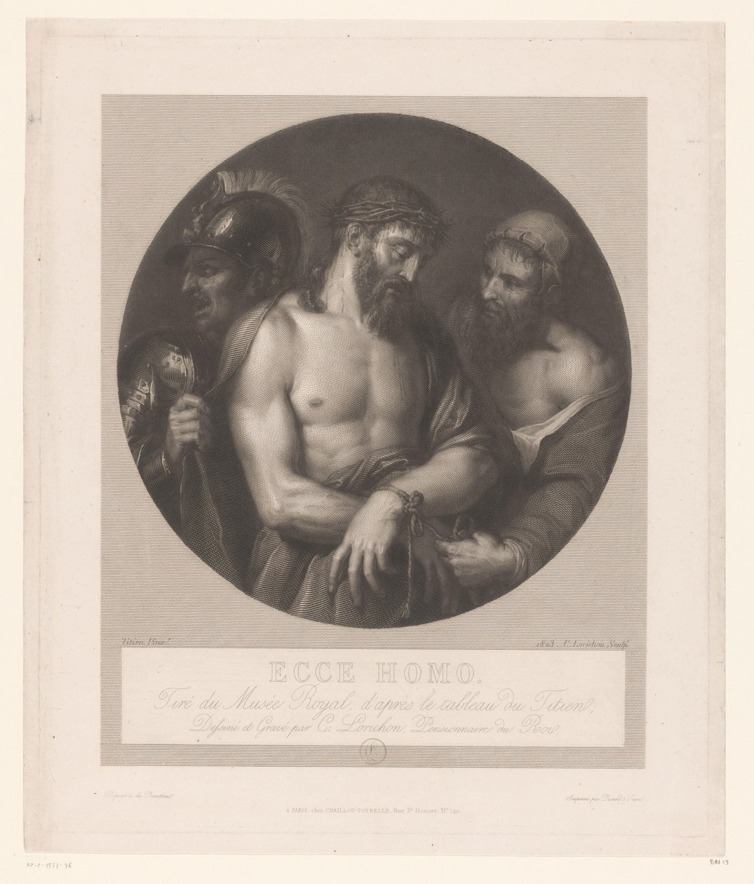 Ecce Homo - Constant Louis Antoine Lorichon