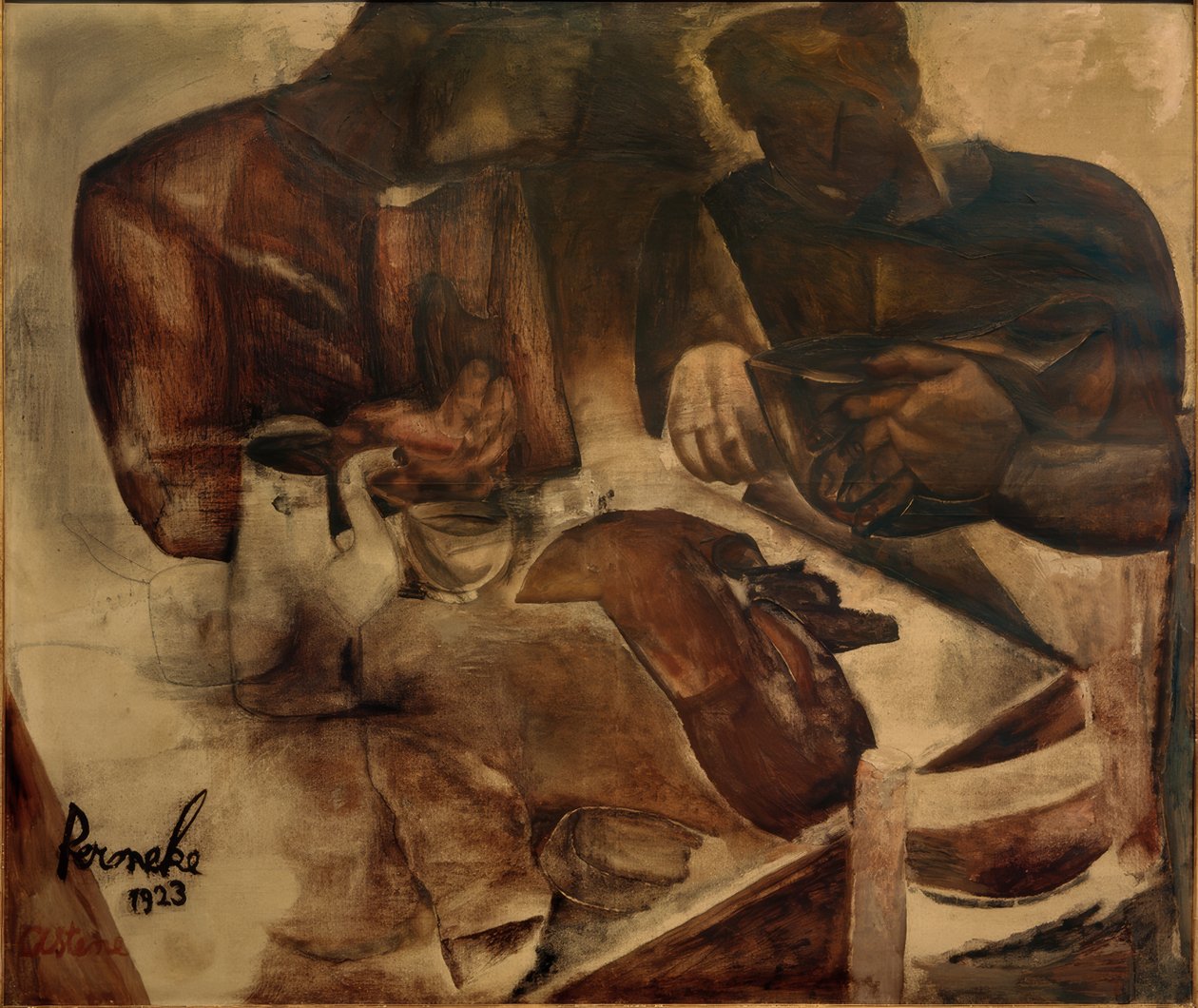 Constant Permeke, "Le pain noir" / Huile sur toile, 1923 - Constant Permeke