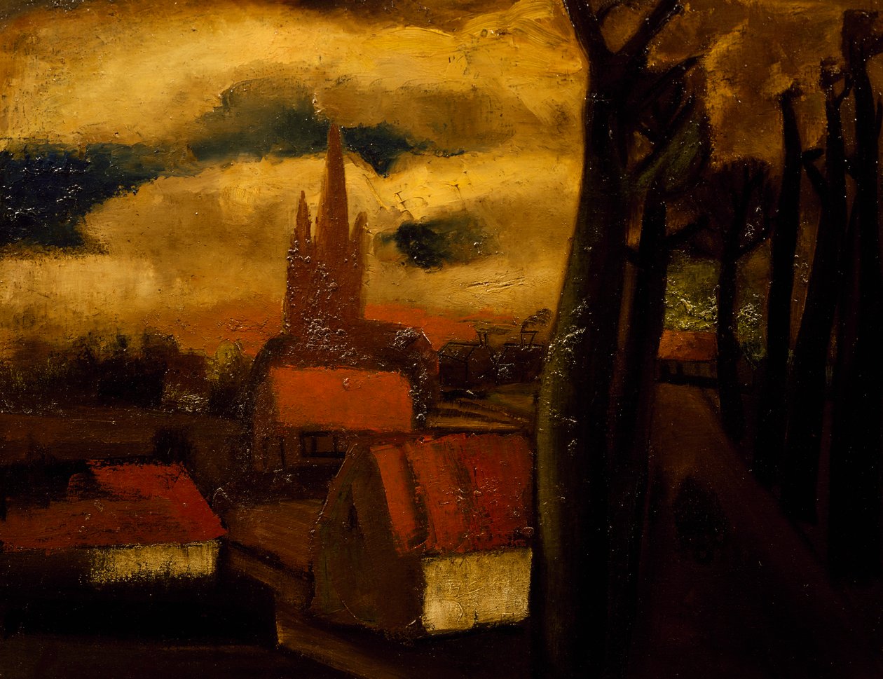 Les toits rouges - Constant Permeke