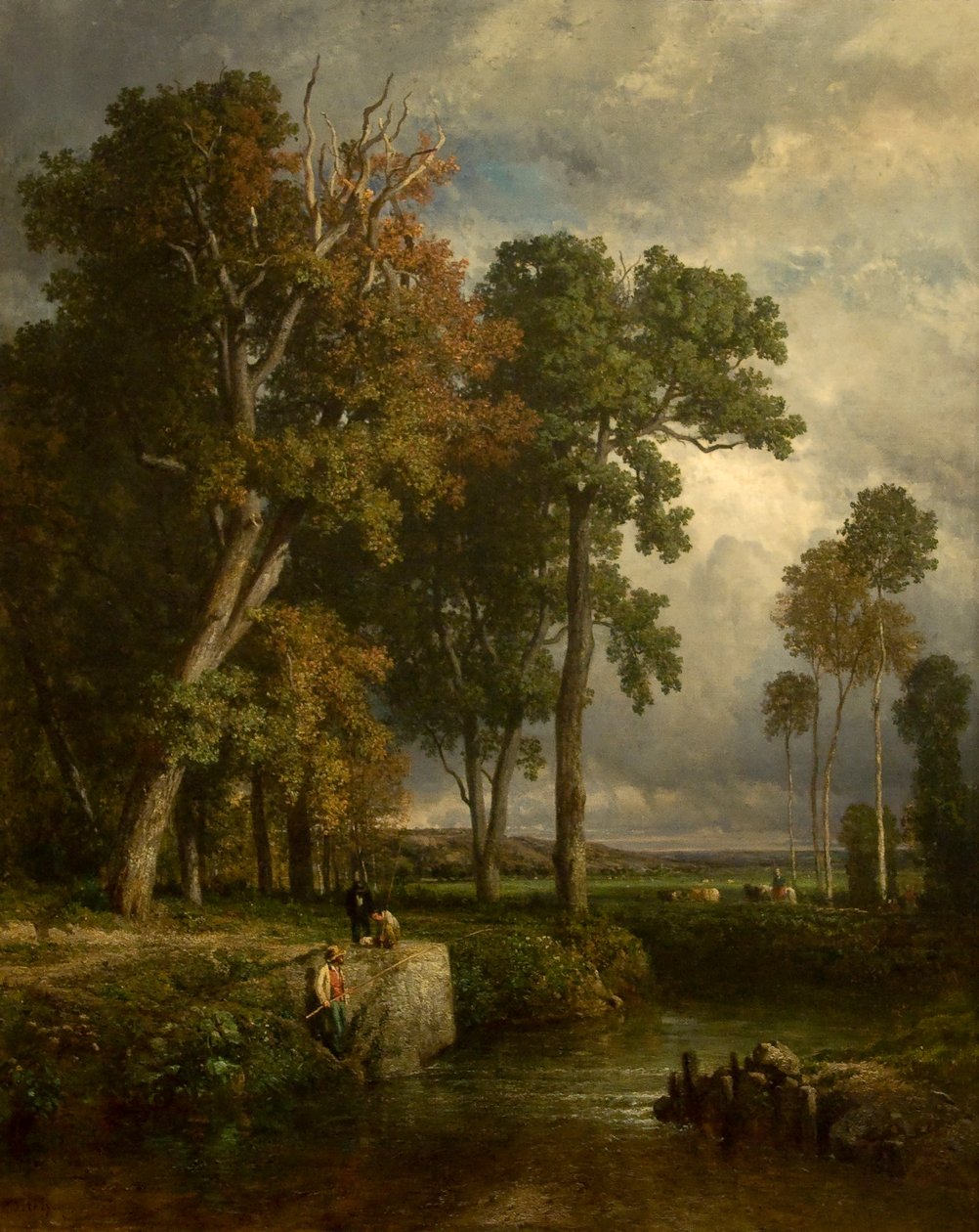 Les pêcheurs - Constant Troyon