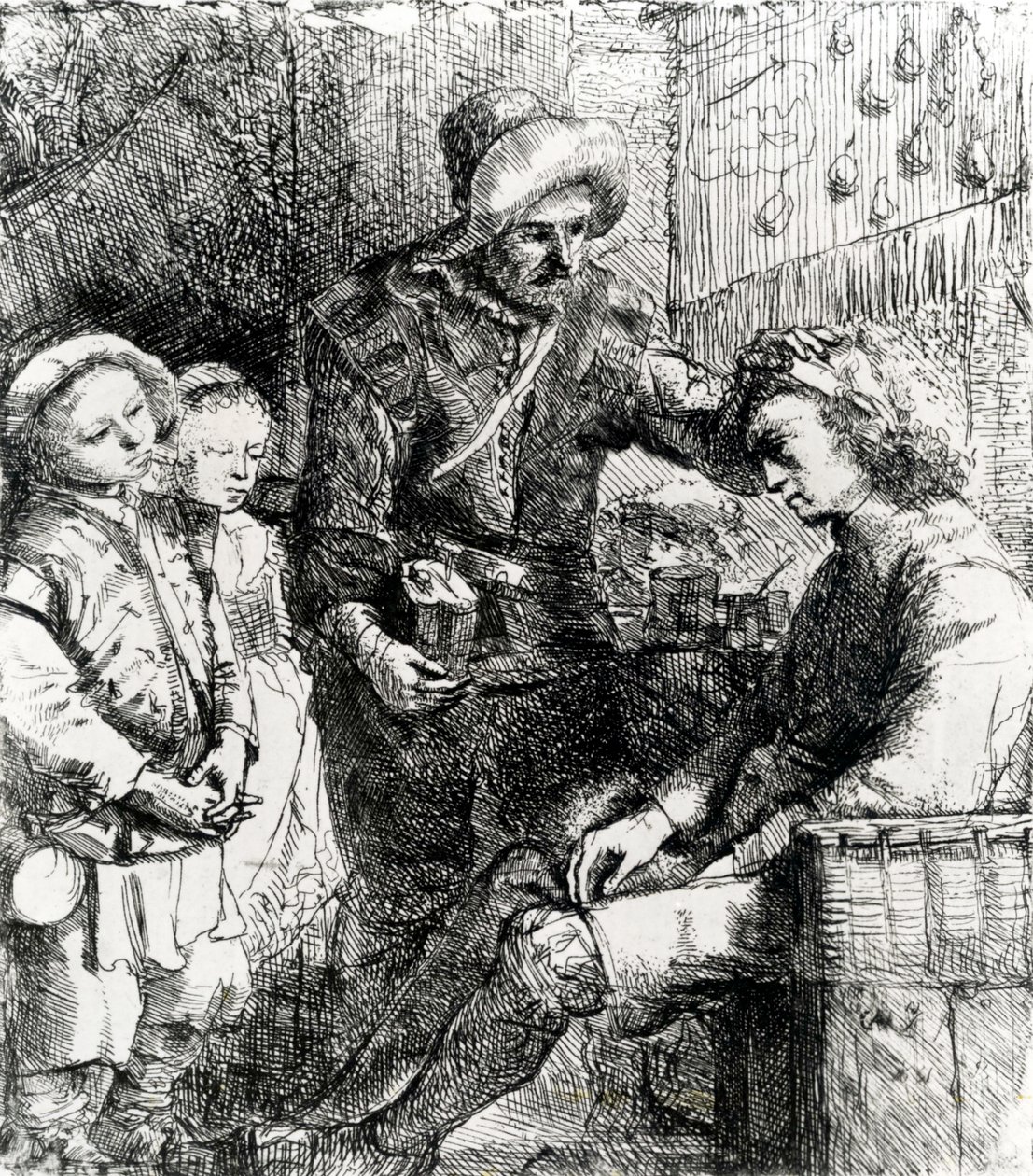 Docteur et Patient, 1651 - Constantin Daniel van Renesse