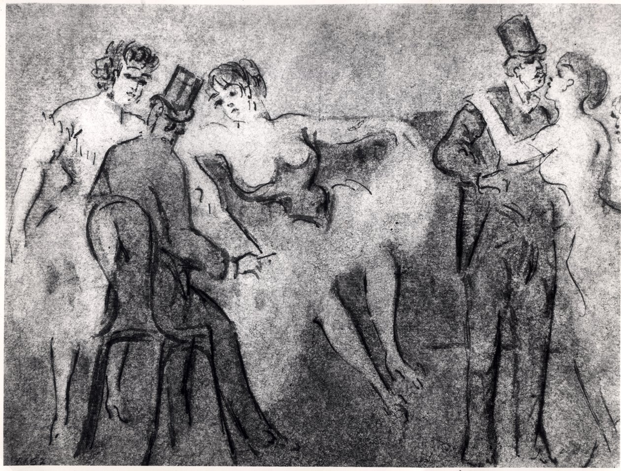 Au bordel, vers 1850 - Constantin Guys