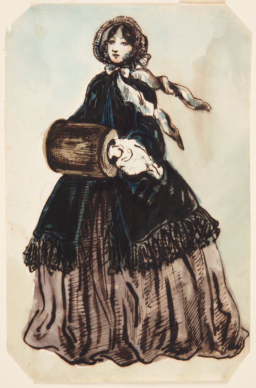 La dame au châle - Constantin Guys