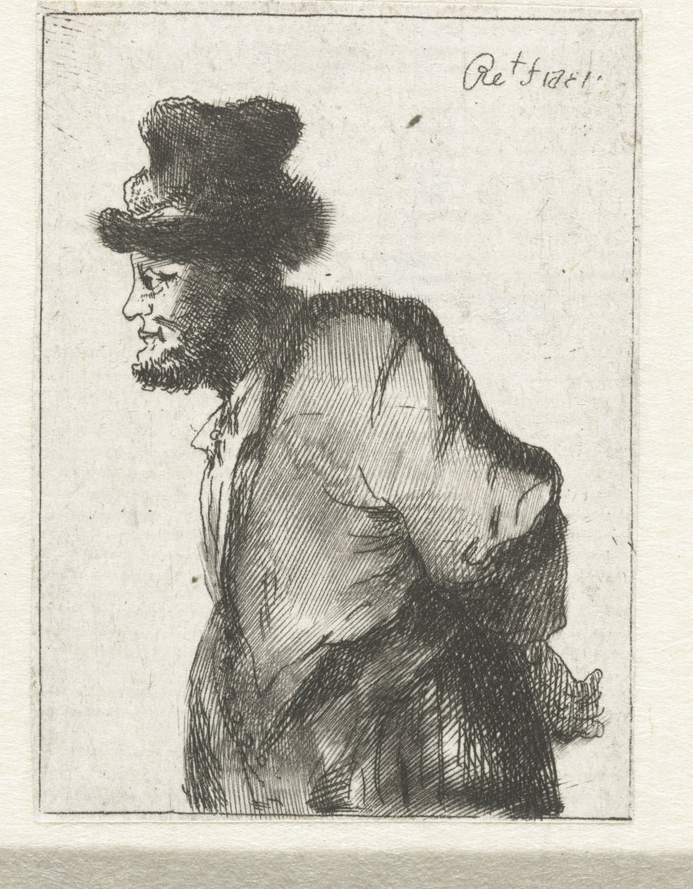 Paysanne avec les mains derrière le dos - Constantino Cumano (possibly)