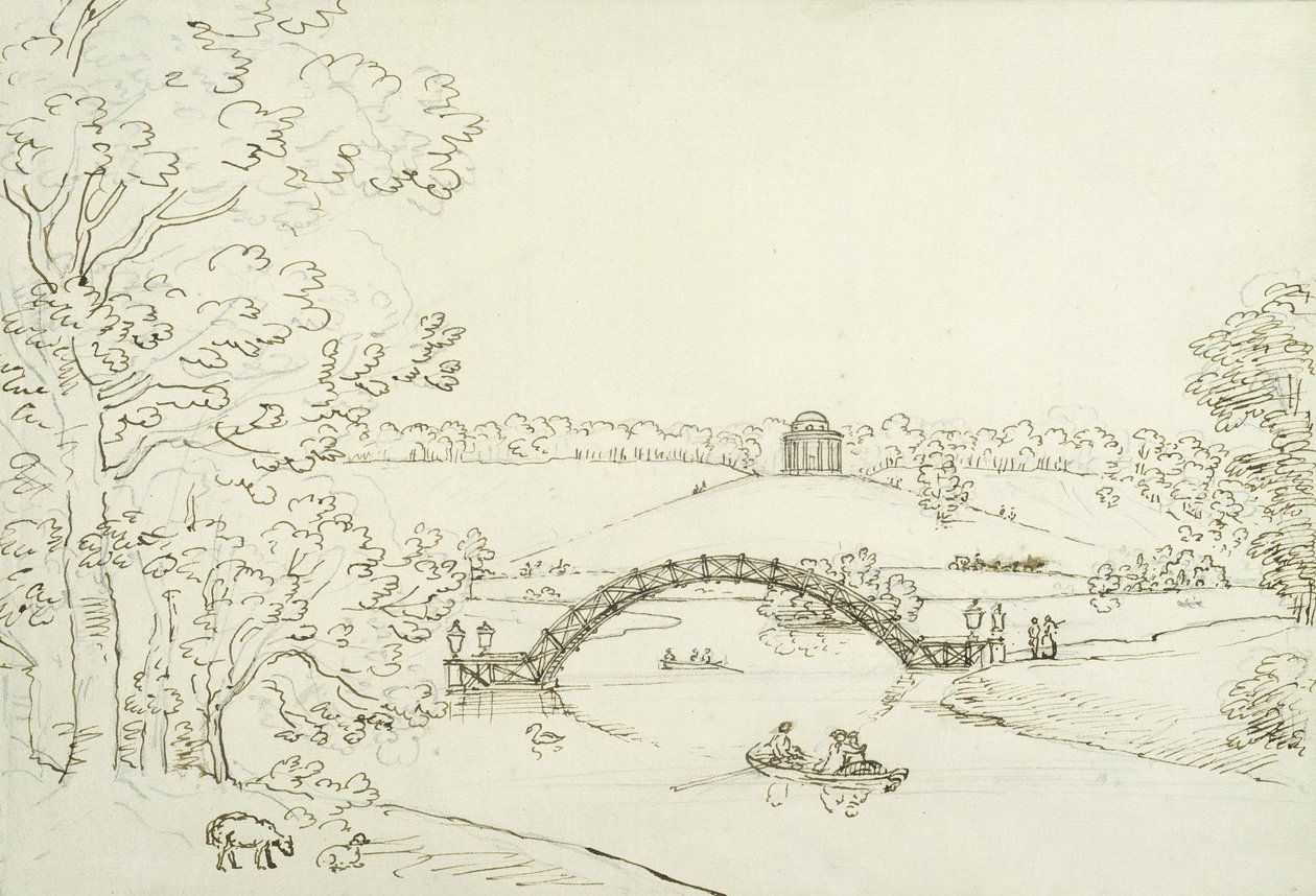 Stourhead, vers les années 1780 - Copplestone Warre Bamfylde