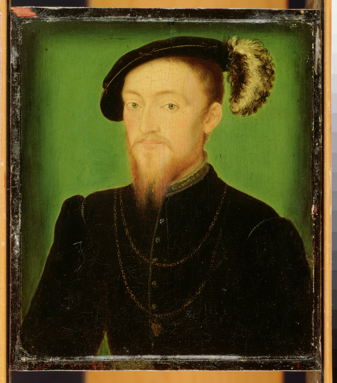 Homme avec une plume dans son chapeau - Corneille de Lyon