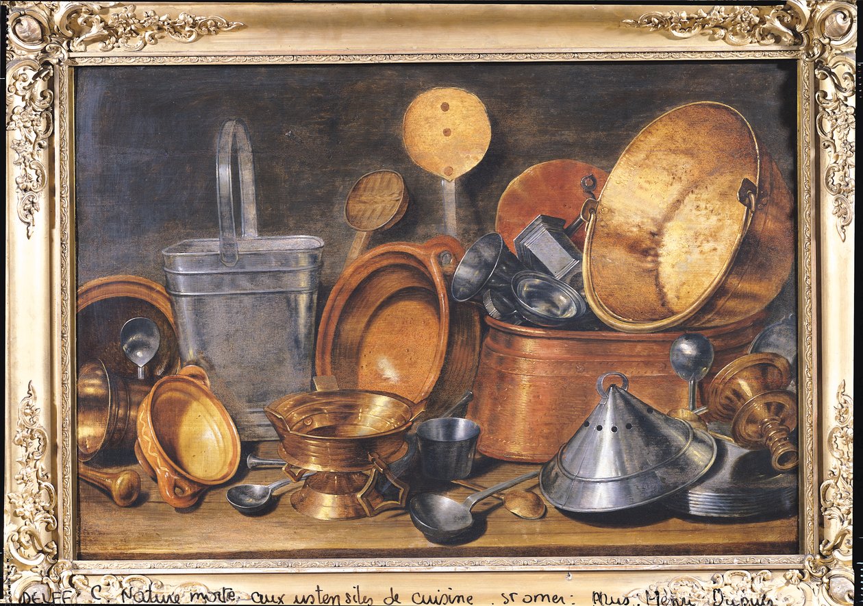Nature morte avec ustensiles de cuisine - Cornelis Jacobsz