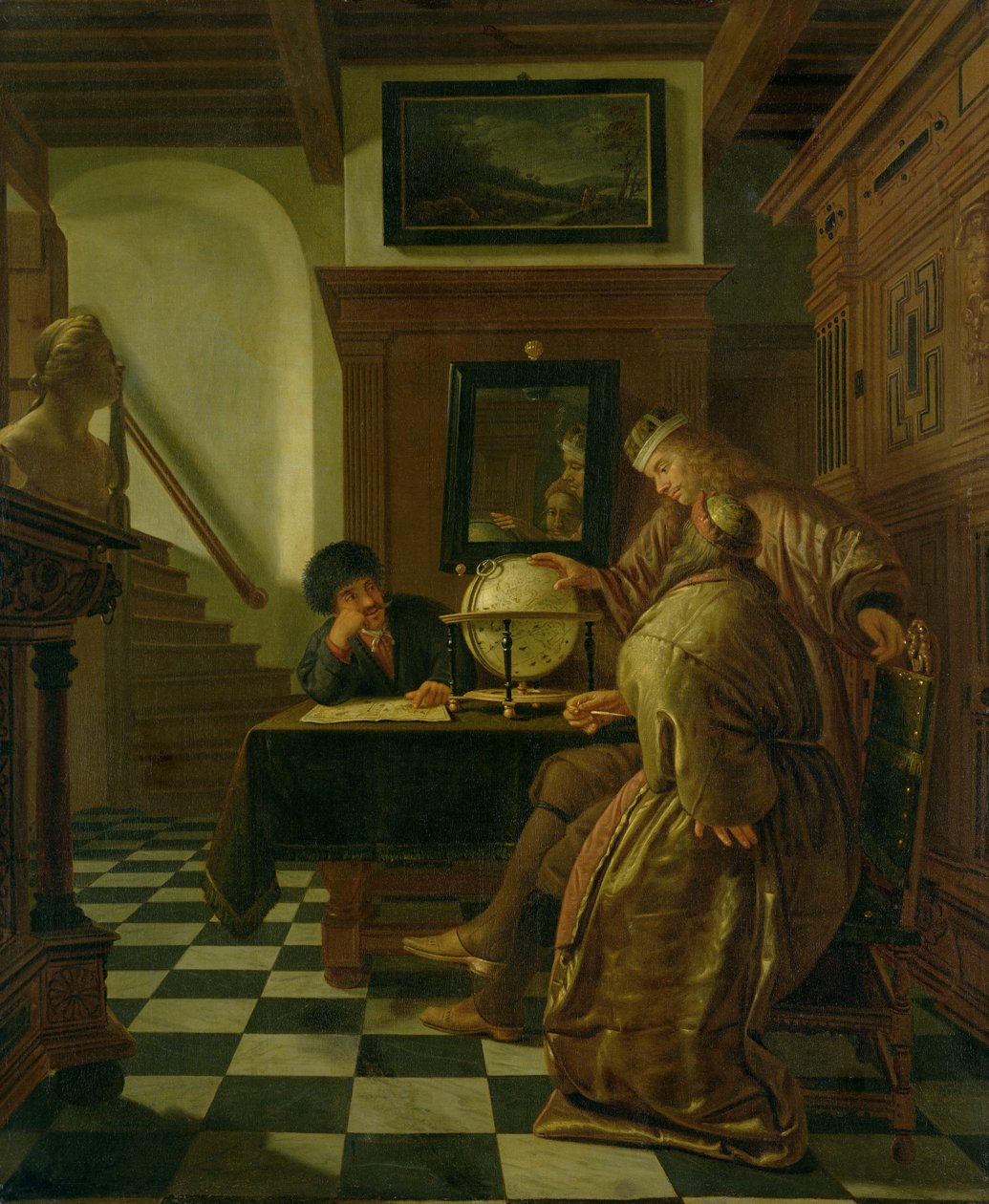 Géographes au travail - Cornelis de Man