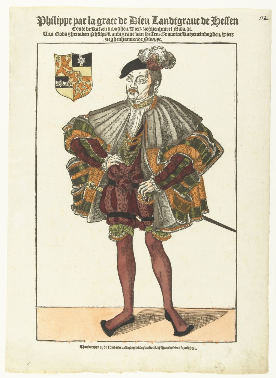 Portrait de Philippe de Hesse - Cornelis Anthonisz. (manner of)