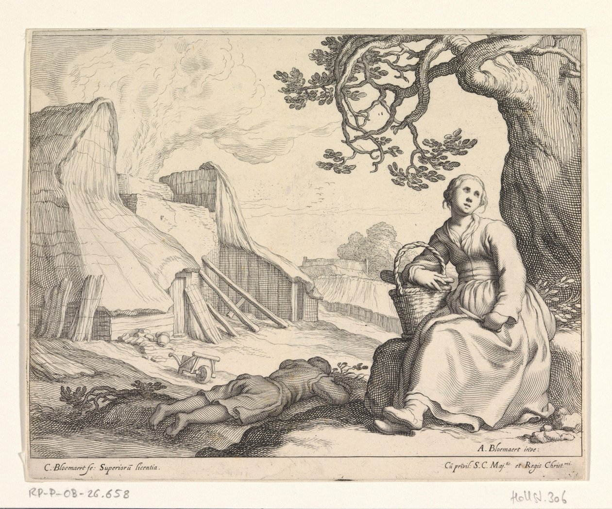 Femme près d