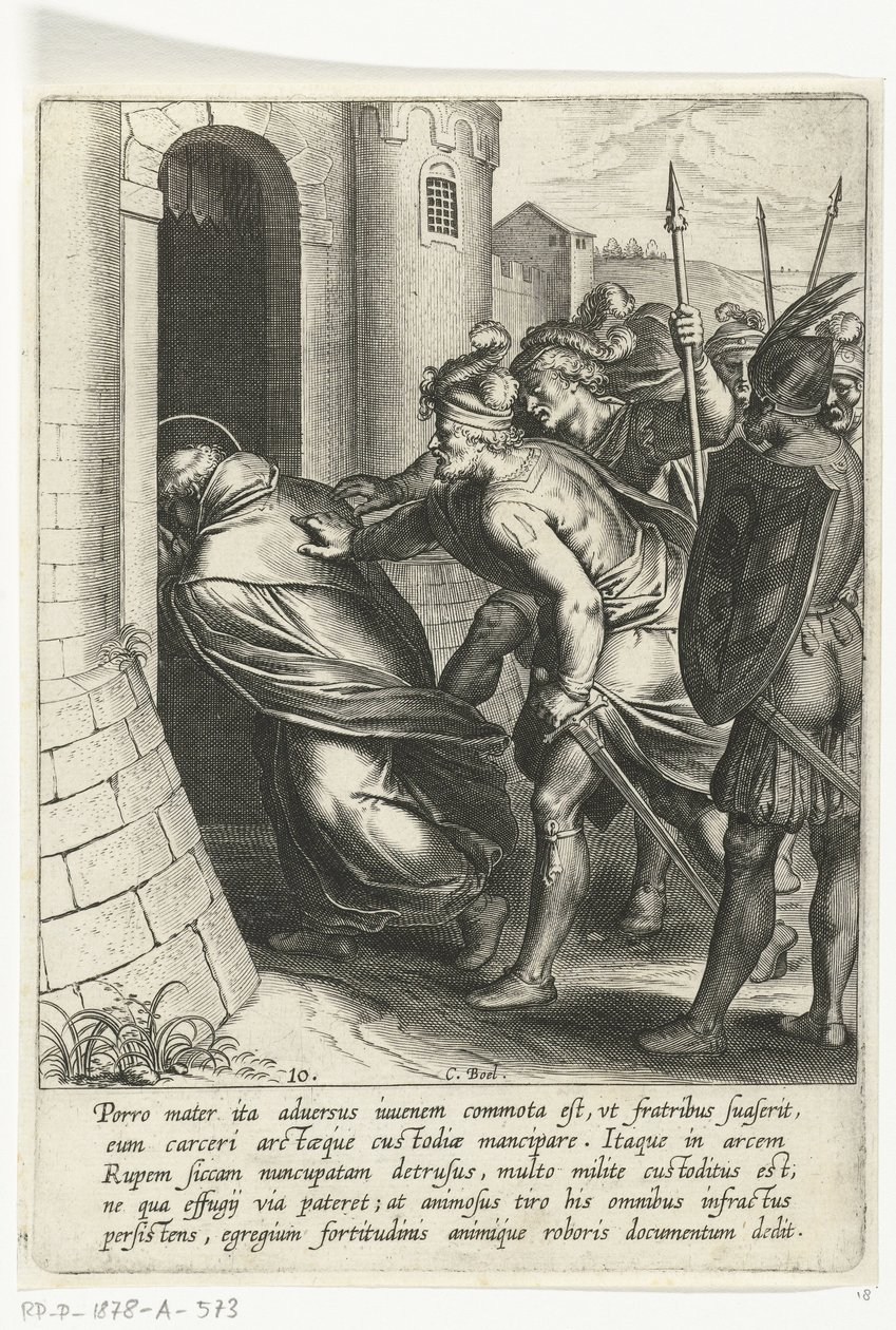 Thomas passe par la porte de la prison - Cornelis Boel