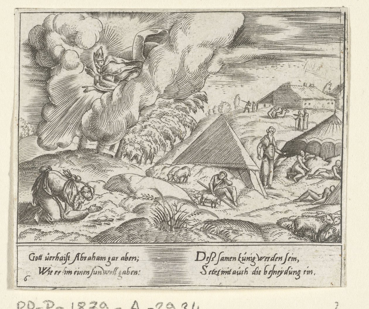Dieu promet un fils à Abraham - Cornelis Bos