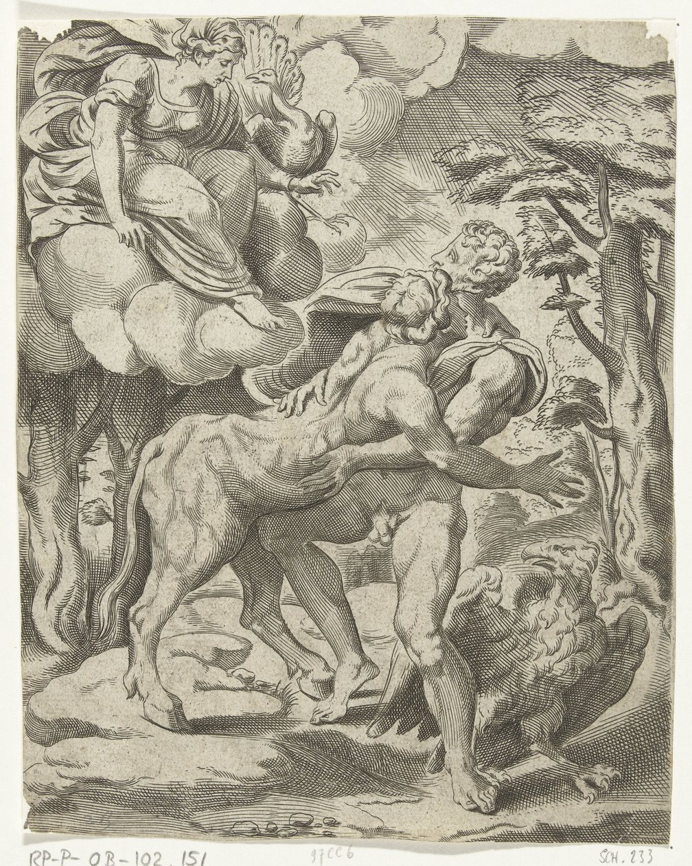 Jupiter, Io et Junon - Cornelis Bos