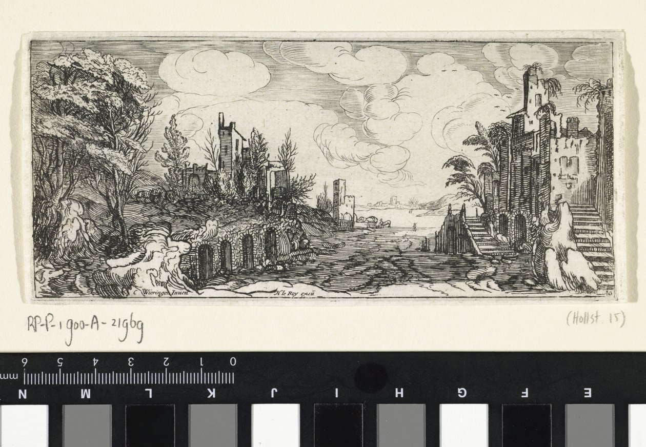 Paysage vallonné avec vue sur une rivière - Cornelis Claesz van Wieringen (possibly)