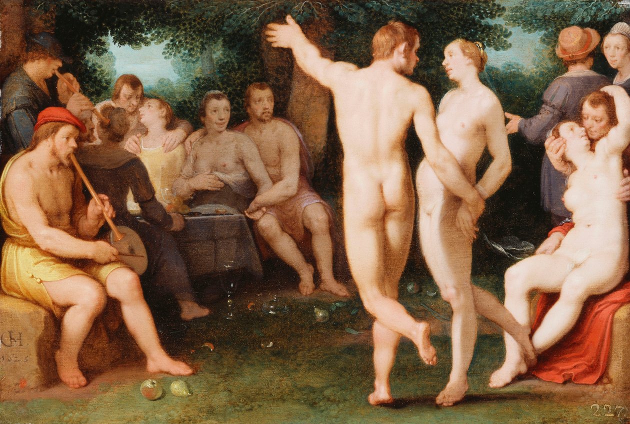 Une allégorie de la tempérance, 1625 - Cornelis Cornelisz. van Haarlem