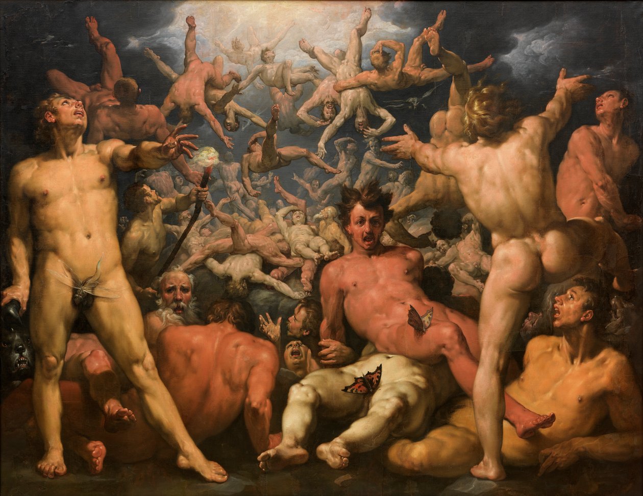 La Chute des Titans (La Titanomachie) - Cornelis Cornelisz van Haarlem