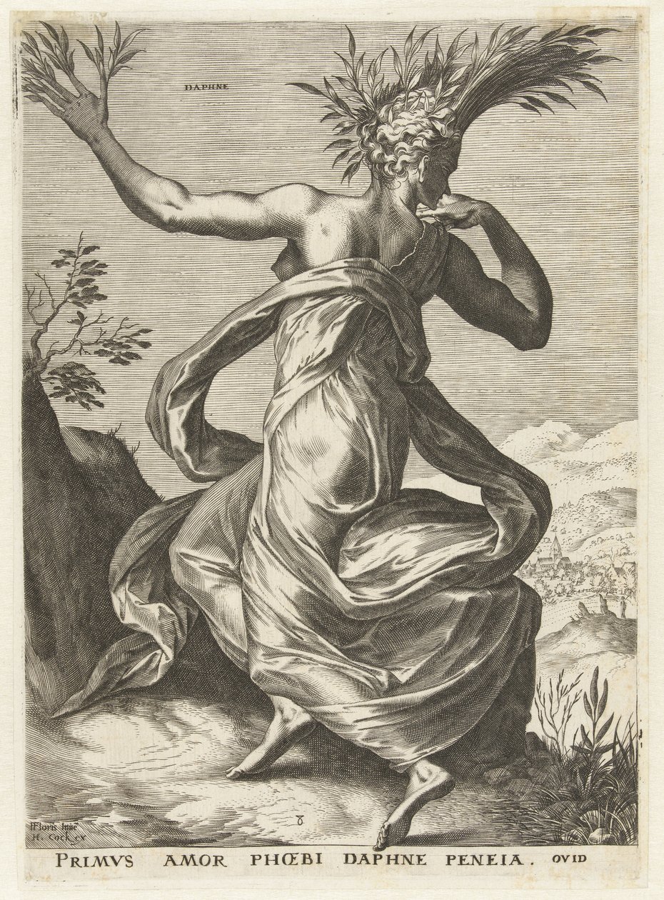 Daphné (Godinnen en nimfen) - Cornelis Cort