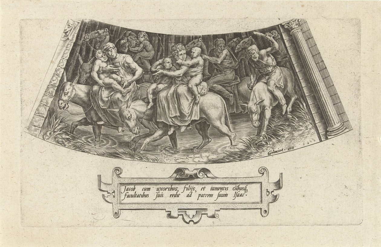 Le retour de Jacob en Canaan - Cornelis Cort