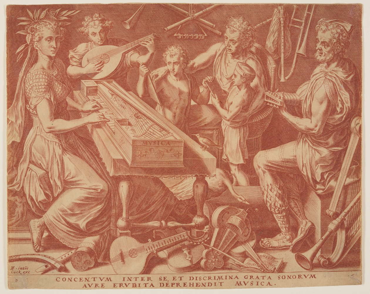 Musique des sept arts libéraux - Cornelis Cort