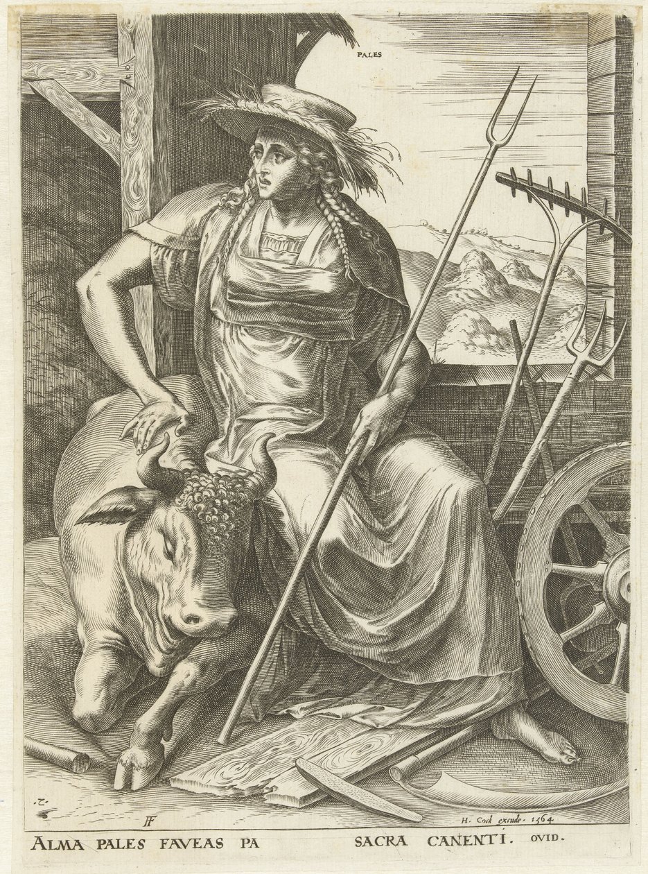 Pales (série Goddesses et nymphes) - Cornelis Cort