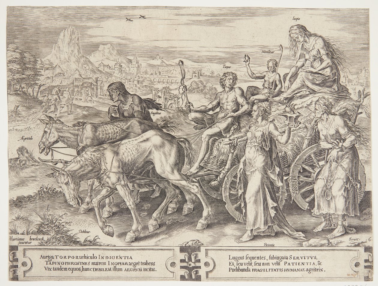 Le triomphe du désir - Cornelis Cort