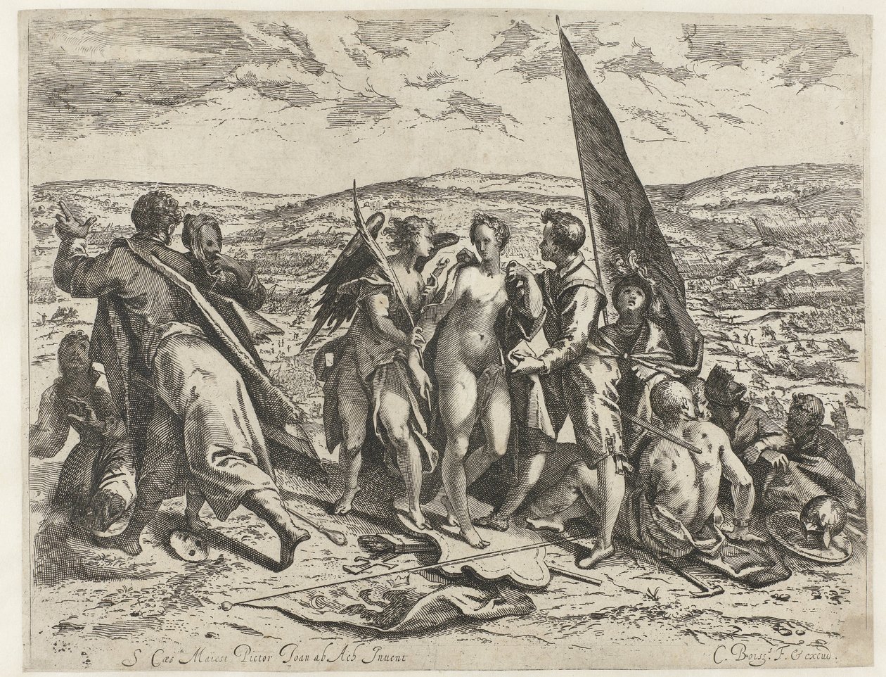 Allégorie sur la guerre et la paix - Cornelis Dircksz. Boissens