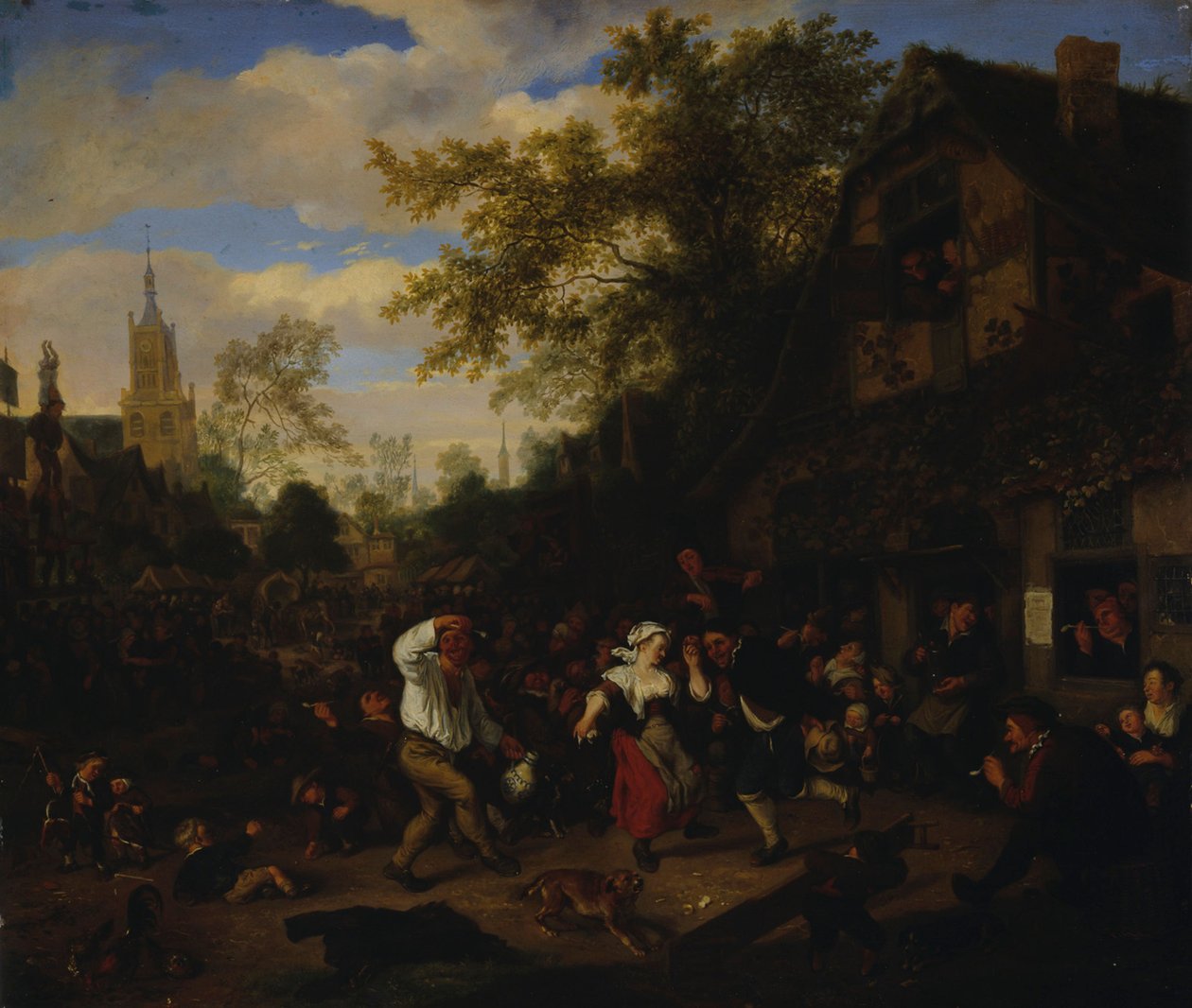 Une kermesse - Cornelis Dusart