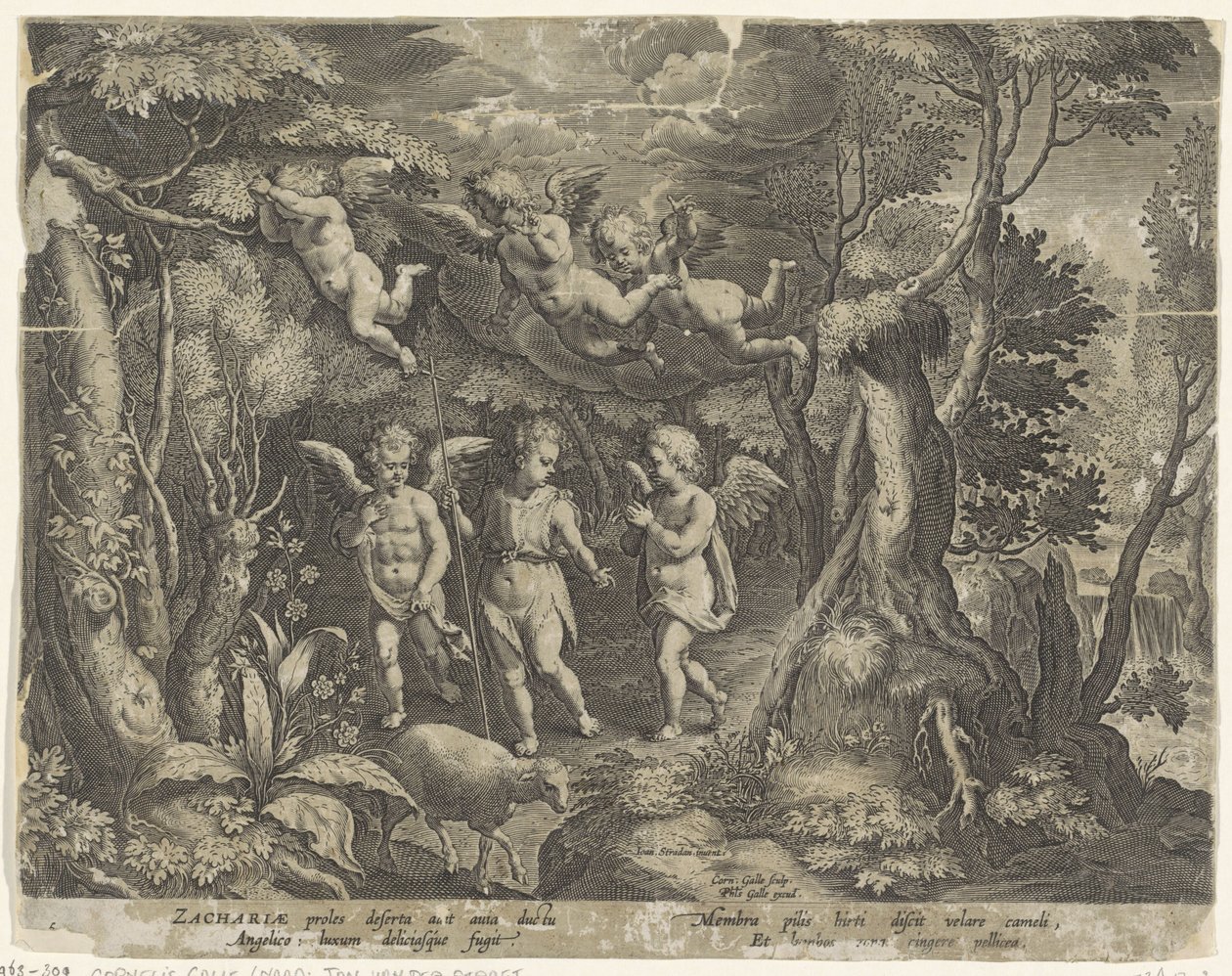 Jean-Baptiste accompagné d