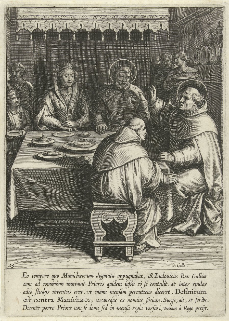 Thomas à la cour du roi Louis de France (La vie de saint Thomas d