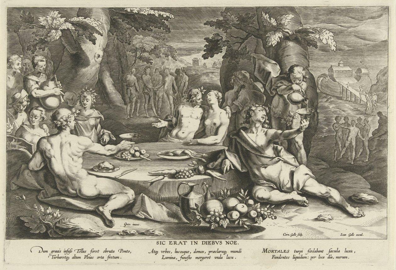 Zondig leven in de dagen van Noach - Cornelis Galle (I)