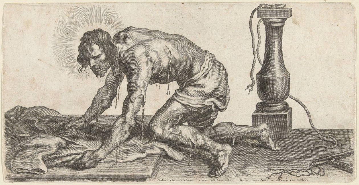 Jésus après la flagellation - Cornelis Galle (II)
