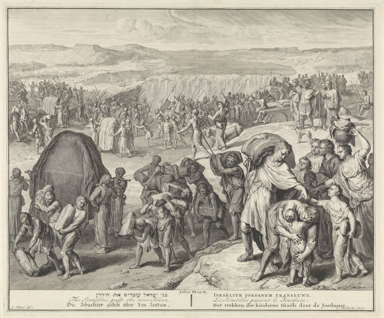 Traversée du Jourdain - Cornelis Huyberts