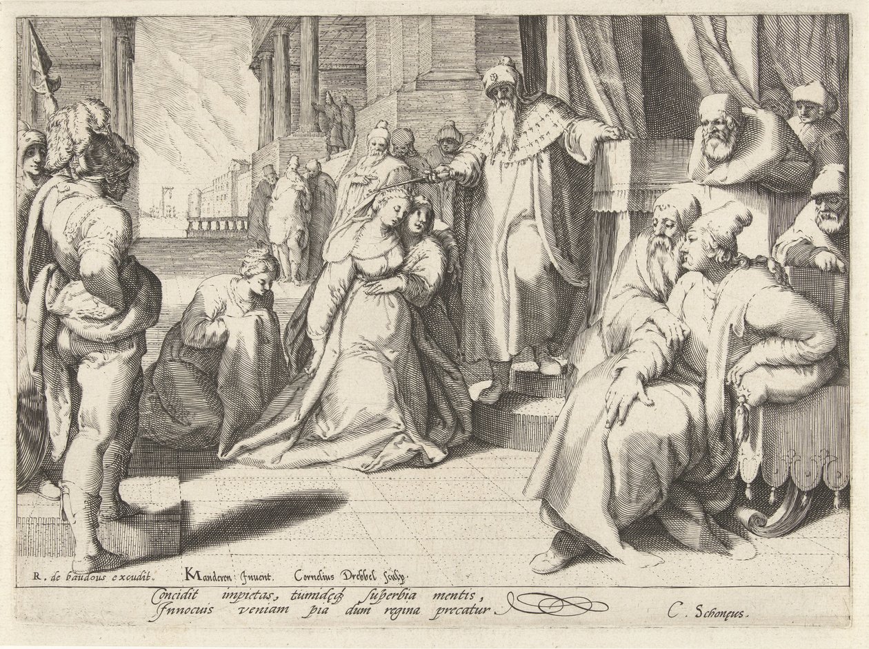 Esther devant Assuérus - Cornelis Jacobsz. Drebbel