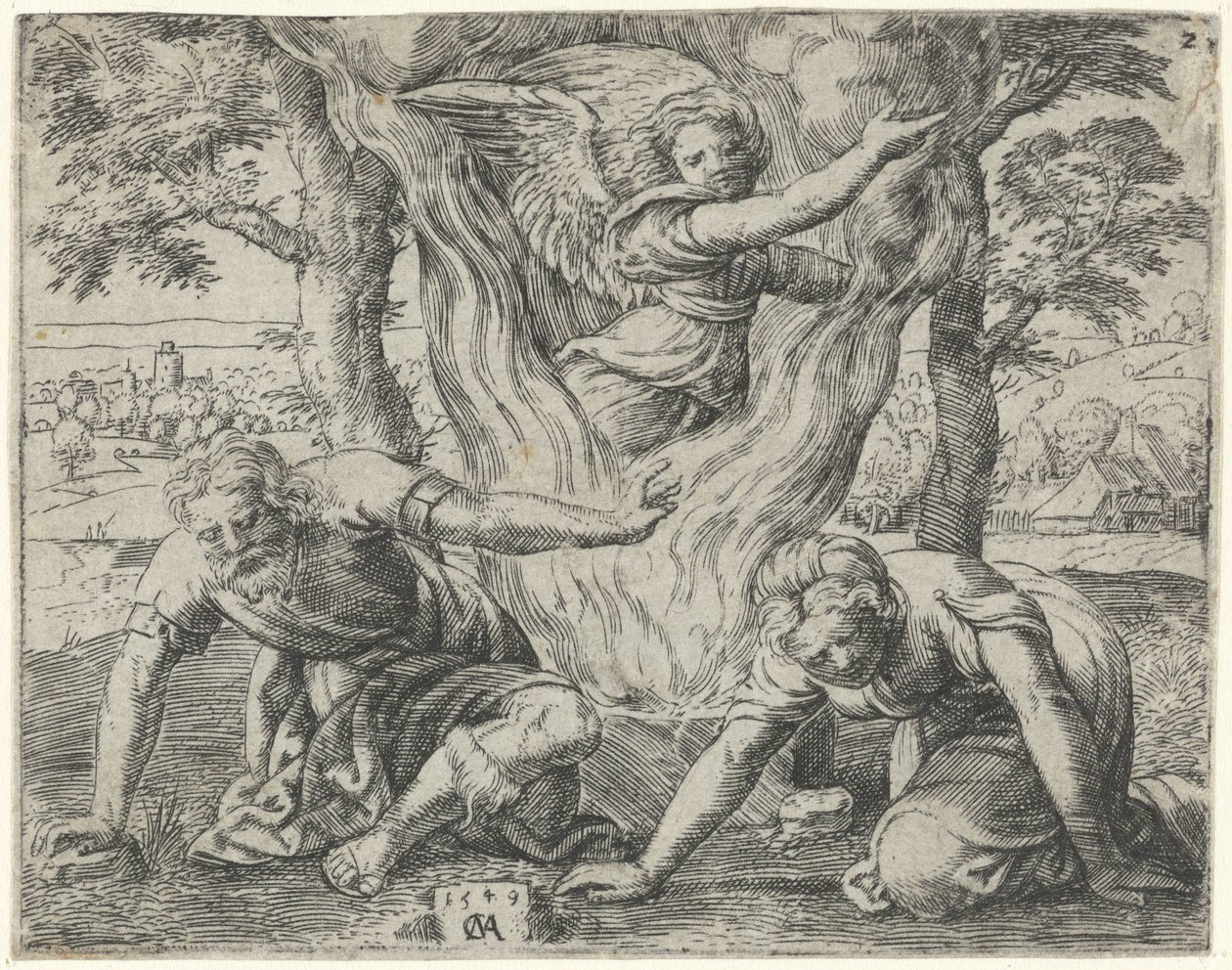 Offrande de Manoach - Cornelis Massijs
