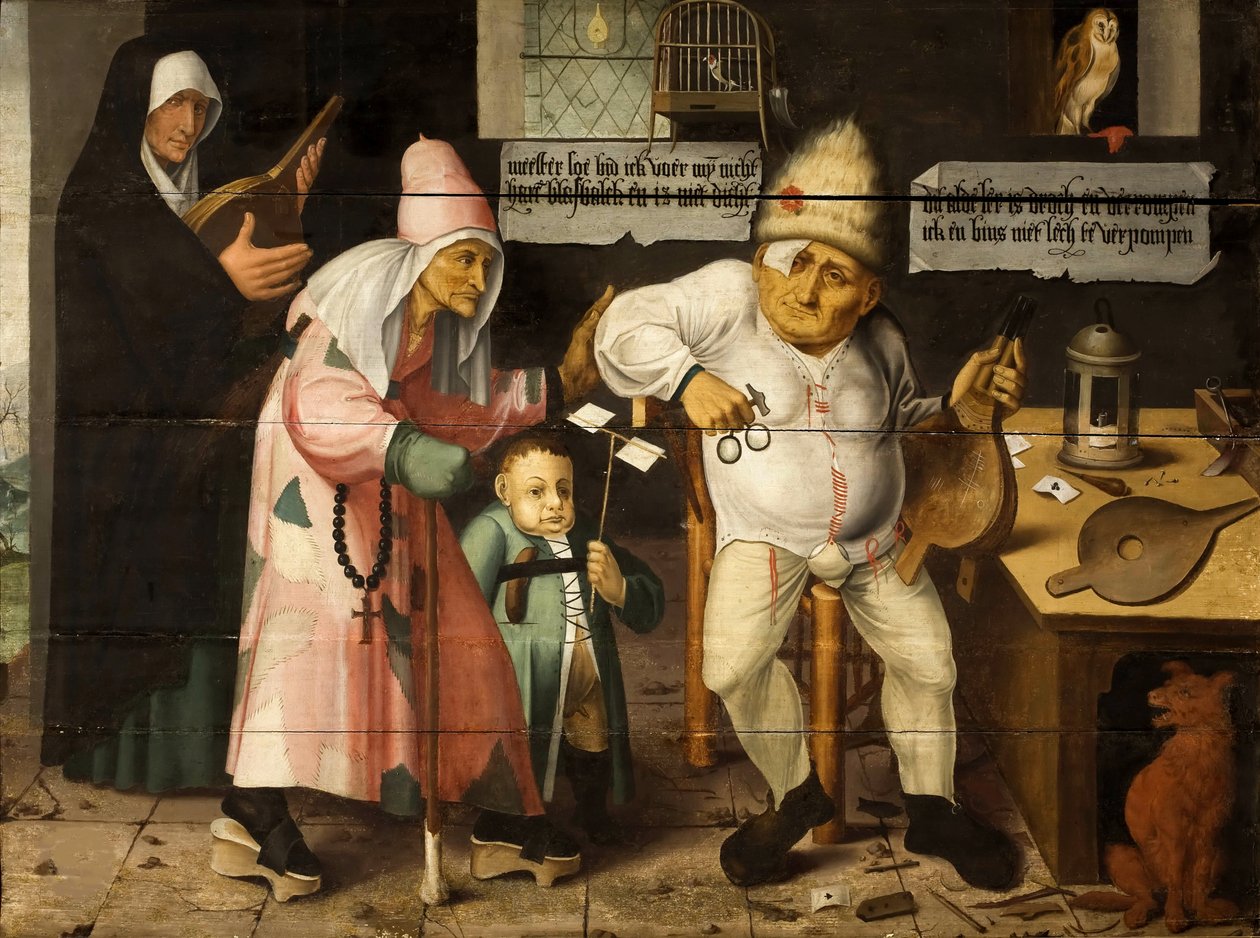 Le Réparateur de Soufflets Après Hieronymus Bosch, vers 1550 - Cornelis Massys