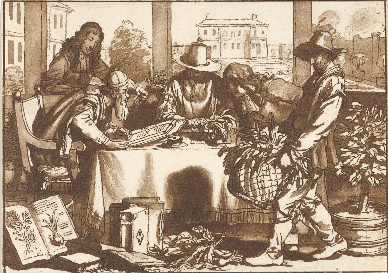 Botaniste - Cornelis Ploos van Amstel (signed by artist)