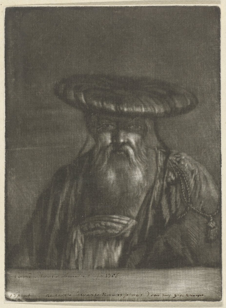 Homme oriental - Cornelis Ploos van Amstel (signed by artist)