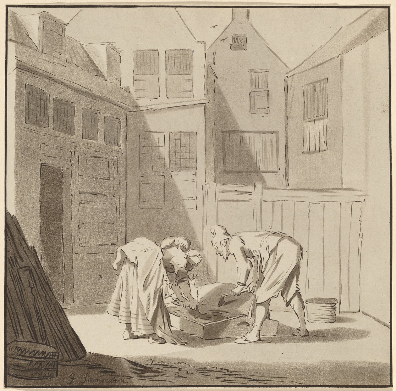 Abatteurs de porcs - Cornelis Ploos van Amstel