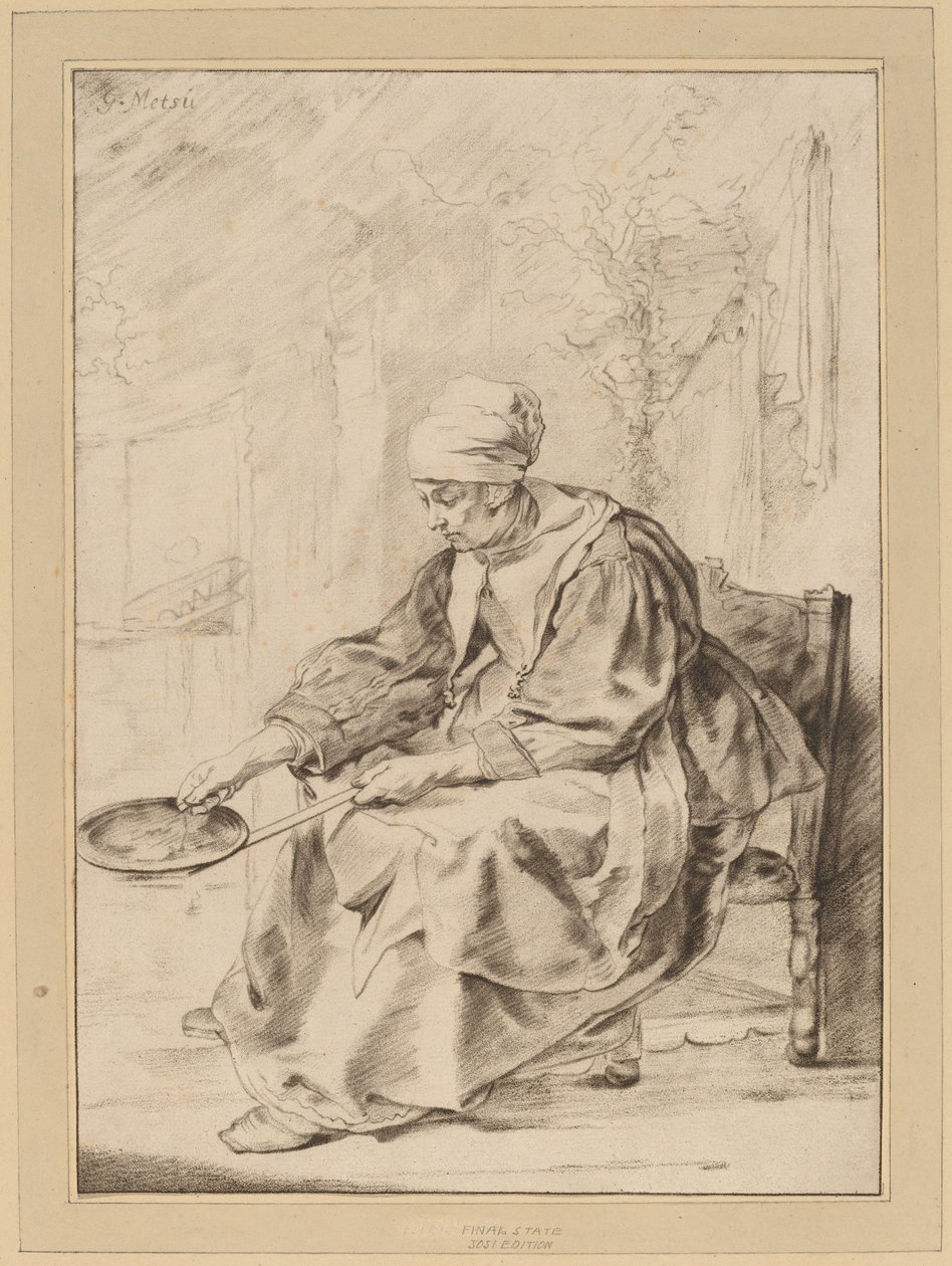 La femme aux crêpes - Cornelis Ploos van Amstel