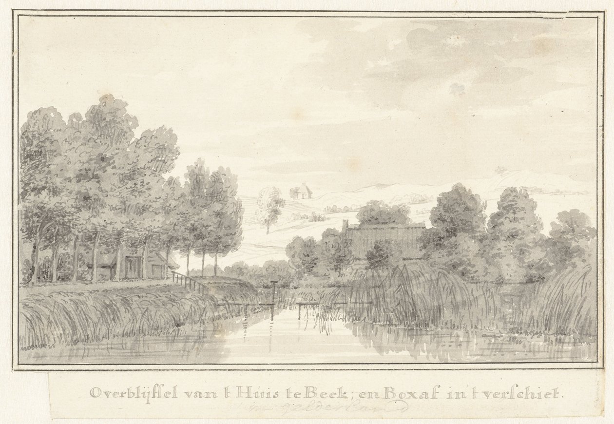 Vestiges de la maison ter Beek - Cornelis Pronk